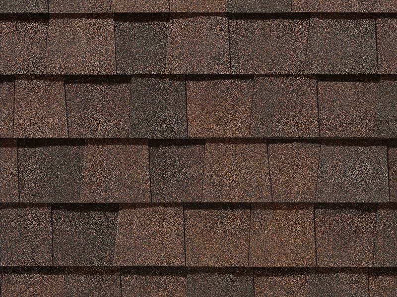 CertainTeed Landmark shingle in Burnt Sienna
