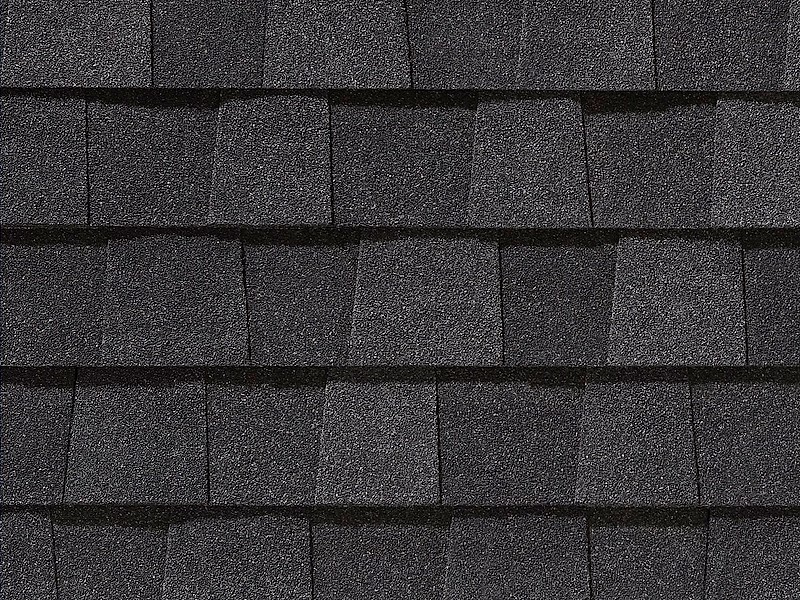 CertainTeed Landmark shingle in Charcoal Black