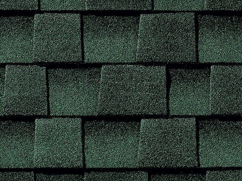 GAF Timberline HDZ shingle in Hunter Green