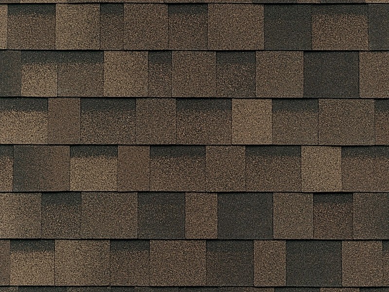 IKO Dynasty shingle in Brownstone